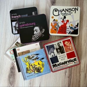 French Pop Music CDS - Serge Gainsbourg, Françoise Hardy, Ballet & Cafe Music 🎶